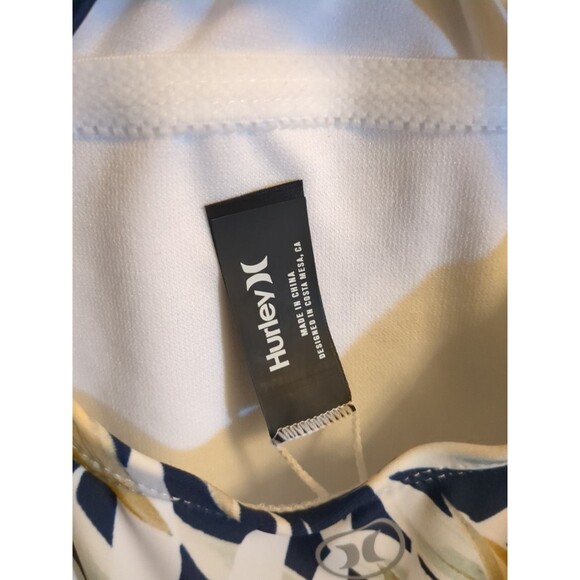 NWT Hurley Swimsuit X-Large  One-Piece Swimwear XL UPF 50+ Leaves Botanicals NEW - Picture 8 of 9